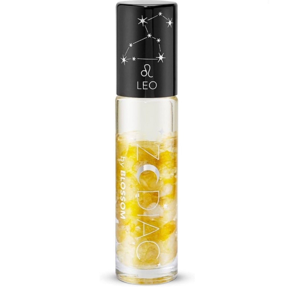 Zodiac by Blossom Leo Roll On Lip Gloss with Real Crystals